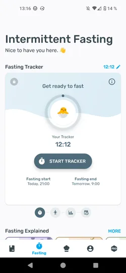 Fasting Start